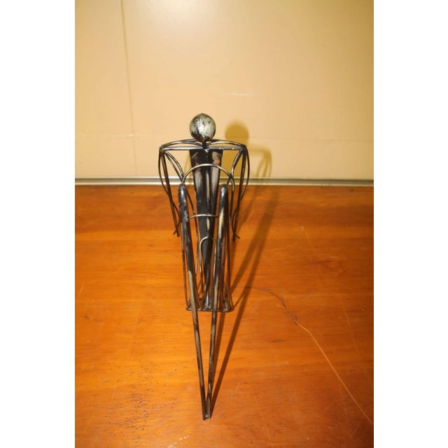 Metal 1990s Curtis Jere Male and Female Abstract Sculptures For Sale - Image 7 of 9