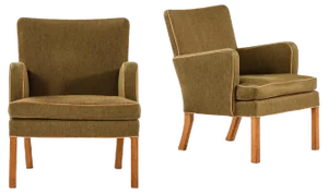 Set of Model 5313 Easy Chairs y Kaare Klint attributed to Cabinetmaker Rud Rasmussen, 1935