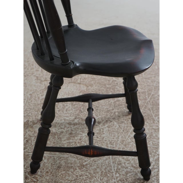 Set of 6 Dr Dimes Windsor Dining Chairs For Sale In Philadelphia - Image 6 of 18