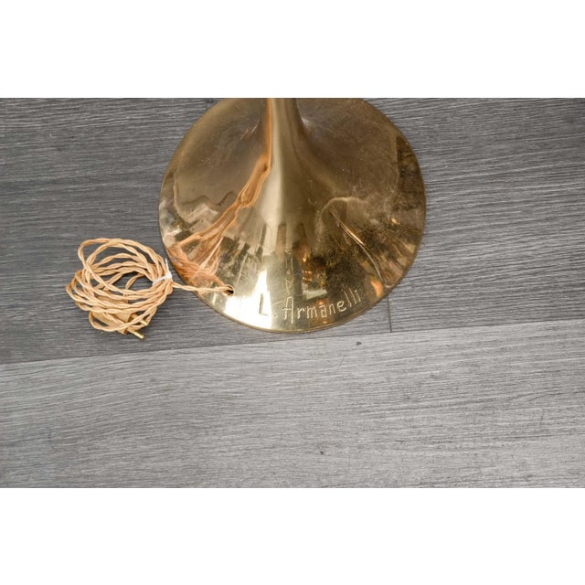 1970s Bronze Floor Lamp by L Armanelli, 1970s For Sale - Image 5 of 8
