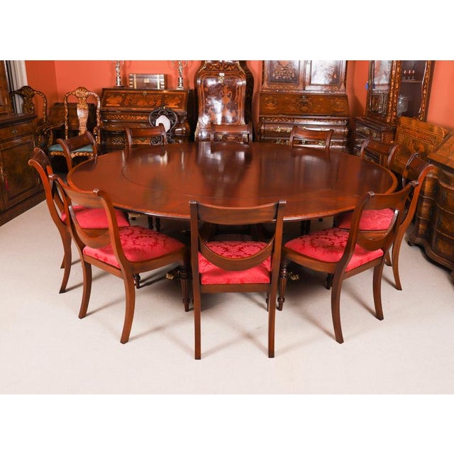 Vintage 20th Century Jupe Dining Table & Chairs from William Tillman, 1980s, Set of 11 For Sale - Image 14 of 16