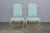 Mid 20th Century Baker Furniture French Provincial Louis XV Style Painted Dining Chairs W/ Mint Velvet - Set of 6 For Sale - Image 5 of 11