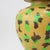 Pair of Hand-Painted Spotted Yellow Ceramic Table Lamps For Sale - Image 11 of 12