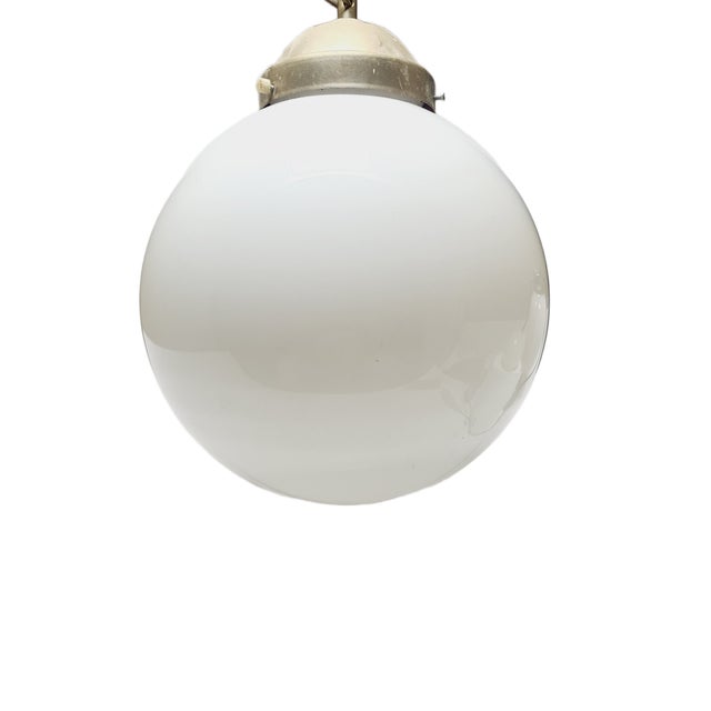 Art Deco Pendant Lamp, Poland, 1970s For Sale - Image 4 of 9