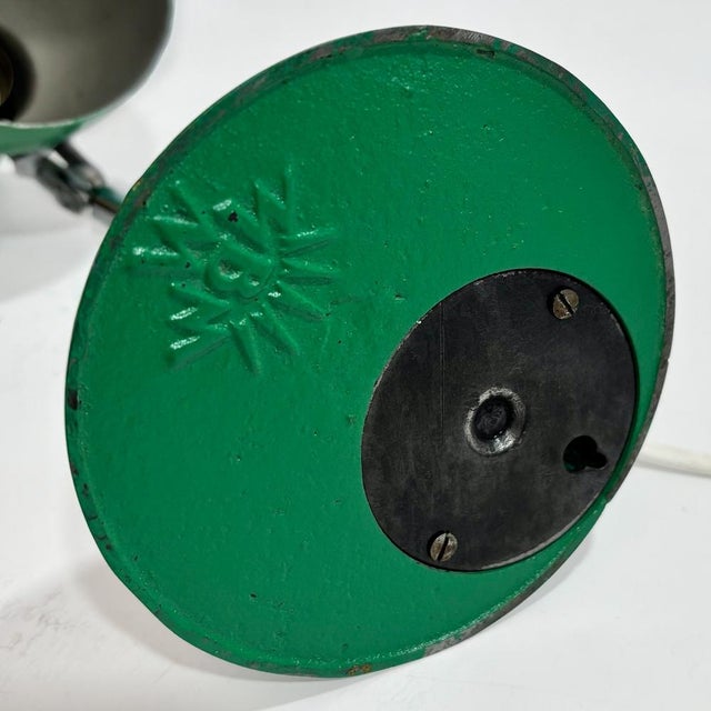 Vintage Swedish Table Lamp from Bröderna Malmströms Metallvarufabrik, 1950s For Sale - Image 12 of 13