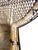 Vintage Boho Revival Peacock Style Wicker Accent Chair With Fan Back For Sale - Image 12 of 12