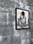 Mid Century Modern "Kristina" Wall Art Painting After Christian Bjorn Larse, Framed and Signed by the Artist For Sale In Miami - Image 6 of 10