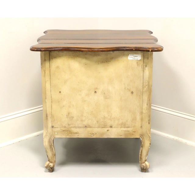 Late 20th Century French Country Style Plank Top Nightstand For Sale - Image 4 of 10