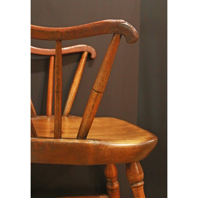 Brown Circa 1780-1820 New England Sack-Back Windsor Arm Chair For Sale - Image 8 of 8