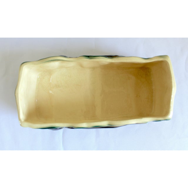 Ceramic 1950s Mid-Century Modern Black Panther Jungle Ceramic Planter For Sale - Image 7 of 9