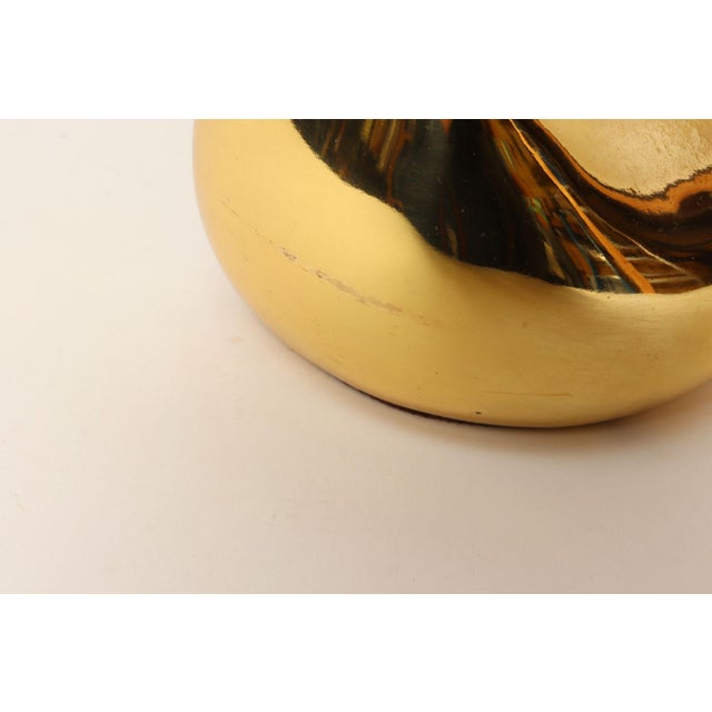 Vintage Brass Finish "Orb" Bookends by Ben Seibel for Jenfred Ware For Sale - Image 15 of 18