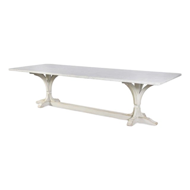 Tara Shaw for Century Furniture Lucca Ii 96 Dining Table - Stone Top For Sale