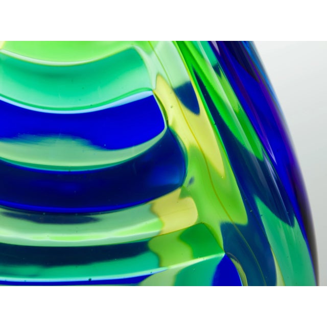 Handmade Eden Vase in Murano Glass by Angelo Ballarin For Sale - Image 4 of 7