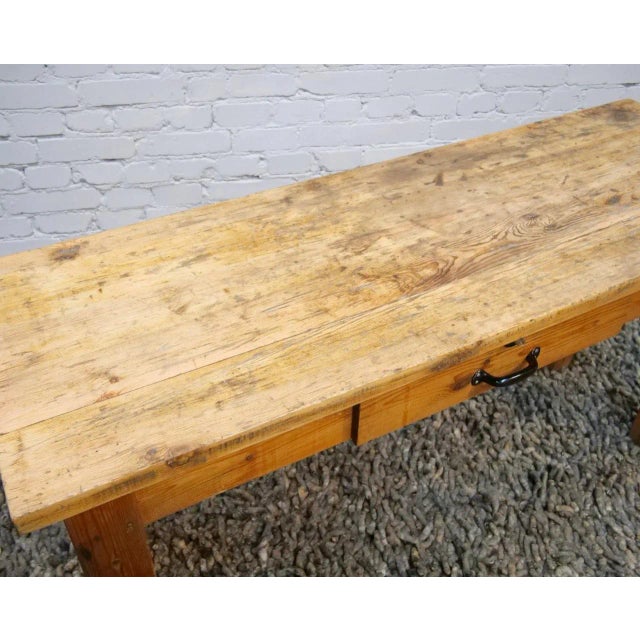 Industrial Workshop Table, 1950s For Sale - Image 6 of 18