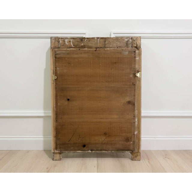 19th Century Antique 19th Century French Mirror with Original Paint and Glass For Sale - Image 5 of 5
