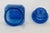 Anchor Hocking Deep Cobalt Blue Glass Apothecary Jar VTG Canister With Lid 4750b For Sale - Image 9 of 14
