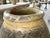 Large 19th Century French Terracotta Biot Jar With Yellow Glazed Rim For Sale - Image 4 of 13