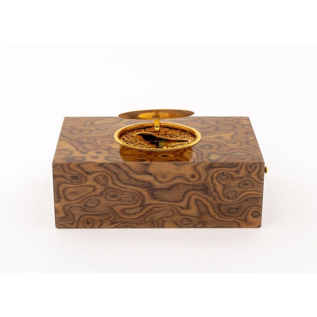 Reuge Music No. 198 Ash Singing Bird Box For Sale - Image 4 of 11