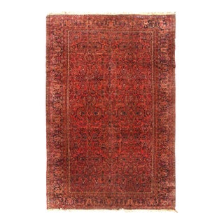 Antique Sarouk Rug 12'0'' x 18'6'' For Sale