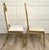 Metal Pair of Hollywood Regency Gothic Revival Gold Dining or Accent Chairs in Ivory Bouclé For Sale - Image 7 of 9