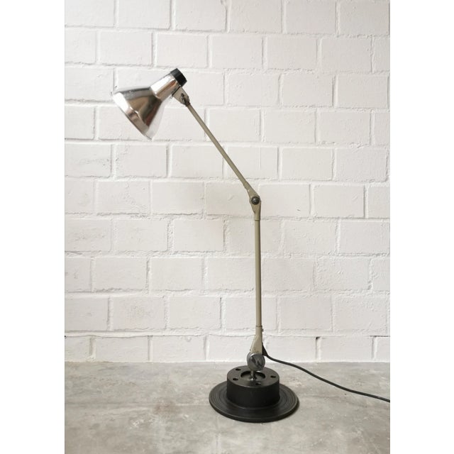 Mid-Century Industrial Table Lamp, 1950s For Sale - Image 9 of 9
