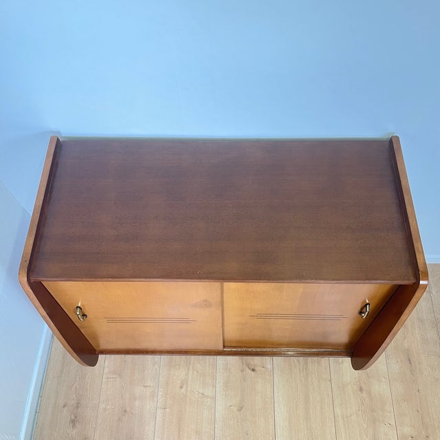 Vintage Wooden Shoe Cabinet, 1960 For Sale - Image 6 of 12