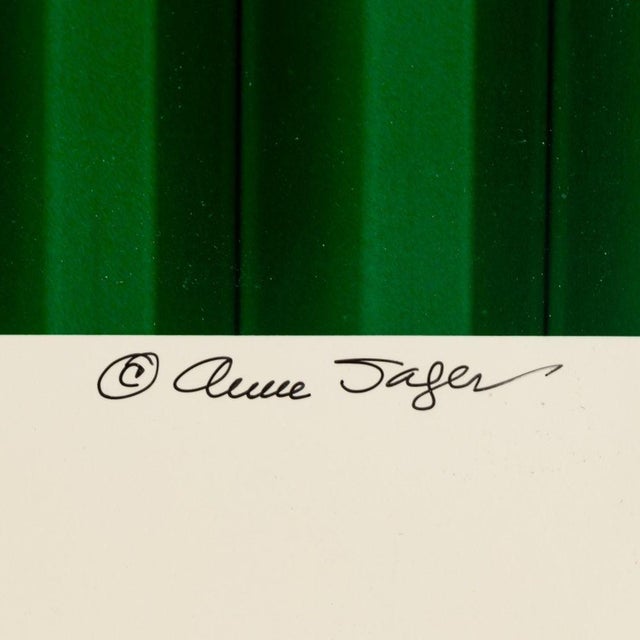 Anne Sager Green Abstraction Digital Composition For Sale - Image 4 of 6