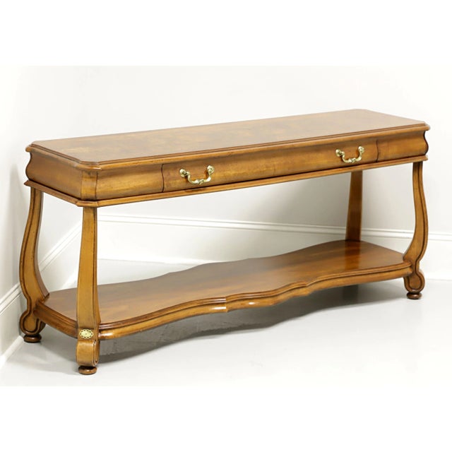 Gordon's Late 20th Century Oak Transitional Console Sofa Table For Sale - Image 13 of 13