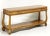 Gordon's Late 20th Century Oak Transitional Console Sofa Table For Sale - Image 13 of 13