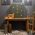 ABOUT An original army green industrial 27 drawer apothecary cabinet with curved handles, original maker's label and...