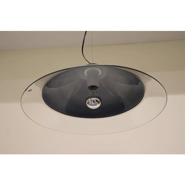 Mid-Century Modern Black Murano Glass Pendant Lamp For Sale - Image 10 of 13
