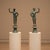 Vintage Maitland-Smith bronze Roman-style figures, a matched pair handmade in Thailand, circa 1980s–1990s. Founded in...