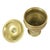 Baroque Brass Cup with Lid Mythical Figure For Sale - Image 3 of 16