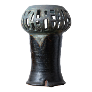 Ceramic Pottery Lantern Attributed to Natzler, c.1950