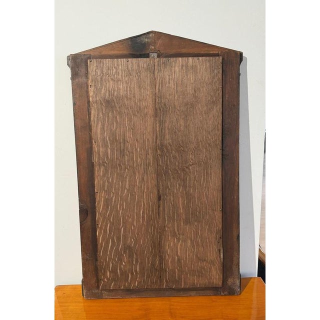 Small Biedermeier Wall Mirror in Walnut Veneer, Austria, 1820s For Sale - Image 15 of 17