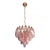 Murano Poliedri Chandelier – Carlo Scarpa Design - Rose/Pink Glass For Sale