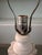 Mid 20th Century Vintage Carved Alabaster Urn Table Lamp With Floral Garland For Sale - Image 5 of 9