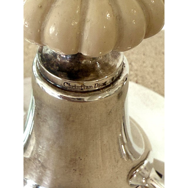 Silver Dior Silverplate Candleholders For Sale - Image 8 of 12
