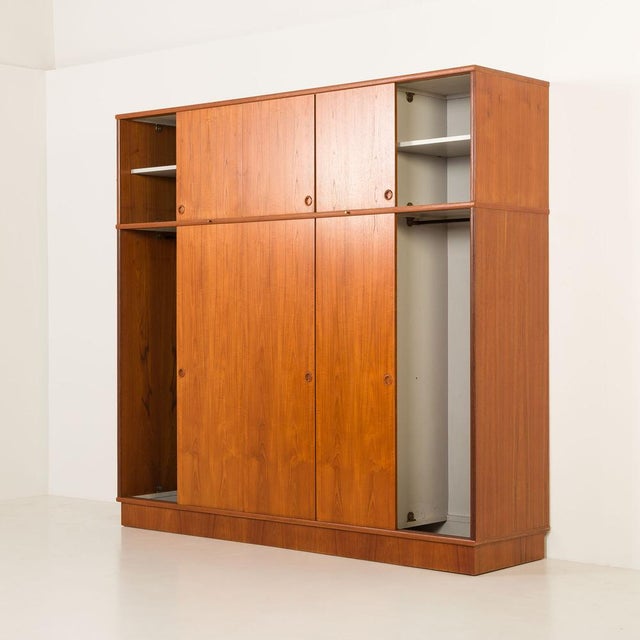 Large Wardrobe in Teak by Melvin Mikkelsen, Denmark, 1960s For Sale - Image 10 of 18
