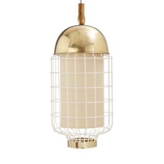 Magnolia II Suspension Lamp with Lacquered Structure by Utu Soulful Lighting For Sale