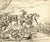 John Grant, Cavalry Battlefield Scene, Mid-19th Century, Pen & Ink Drawing For Sale - Image 4 of 4