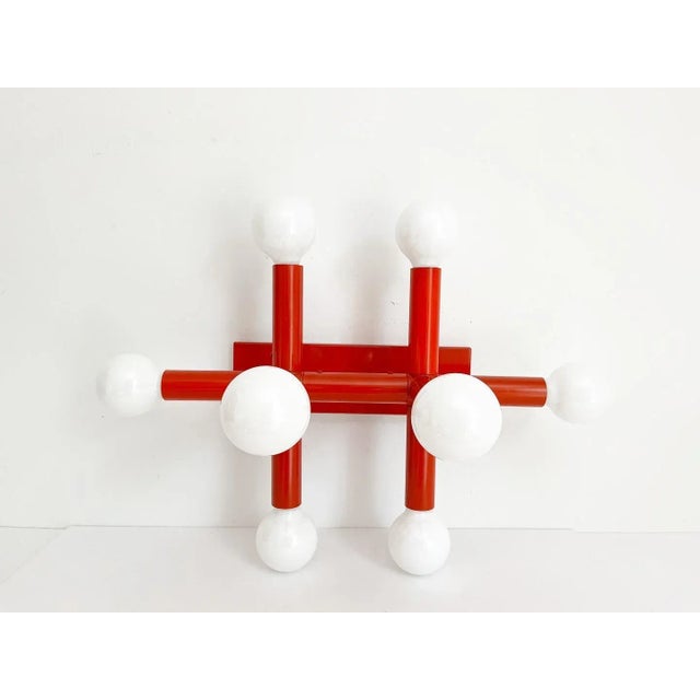 1970s Custom Lightolier Molecule Wall Light by Dorner For Sale - Image 11 of 11