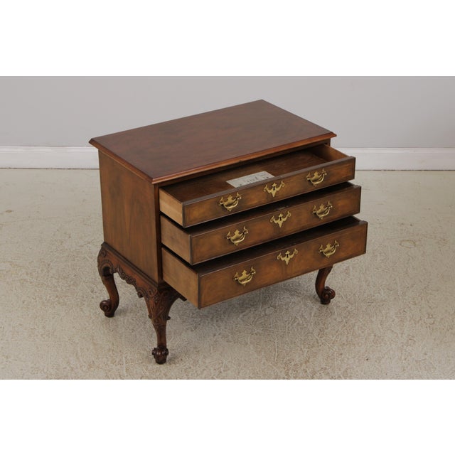 Traditional Baker Stately Homes George III Walnut Chest For Sale - Image 3 of 16