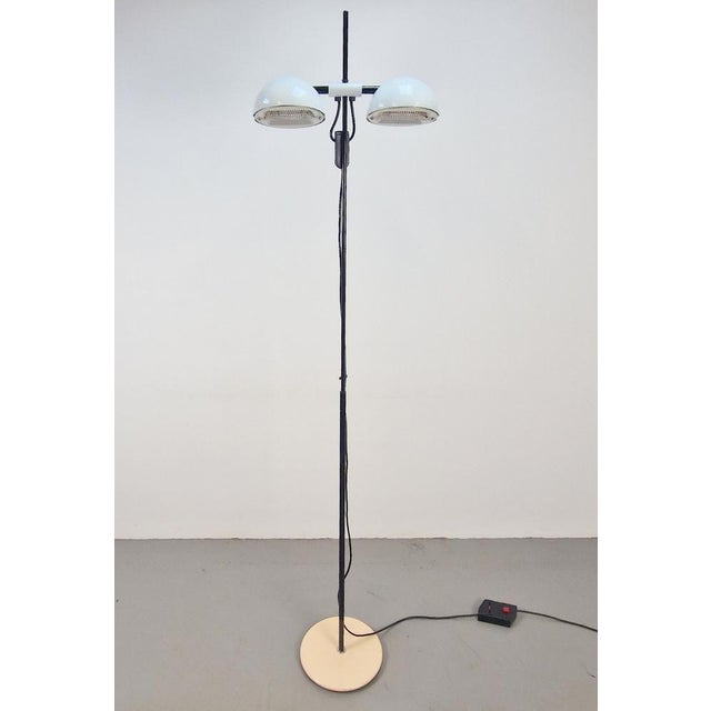 Vintage White Floor Lamp from Valenti Milano, Italy, 1970s For Sale - Image 15 of 18