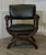 Green 19th Century X Framed Desk Chair For Sale - Image 8 of 10