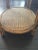 Mid 20th Century Mid-Century Rattan and Wicker Oval Side Table For Sale In Phoenix - Image 6 of 13