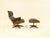 Set of Vintage Lounge Chair and Ottoman by Charles & Ray Eames for Vitra, 2000s For Sale - Image 10 of 18
