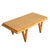 Mid-Century Modern 1950s Bespoke Mid-Century Stepped Oak Coffee Table W/ Knife Legs by Manheim House For Sale - Image 3 of 11