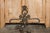 Brown English Iron Umbrella Stand with Dog and Tree Motif and White Receptacle For Sale - Image 8 of 12