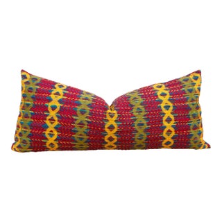 Abhi Swati Embroidered Phulkari Pillow Cover For Sale